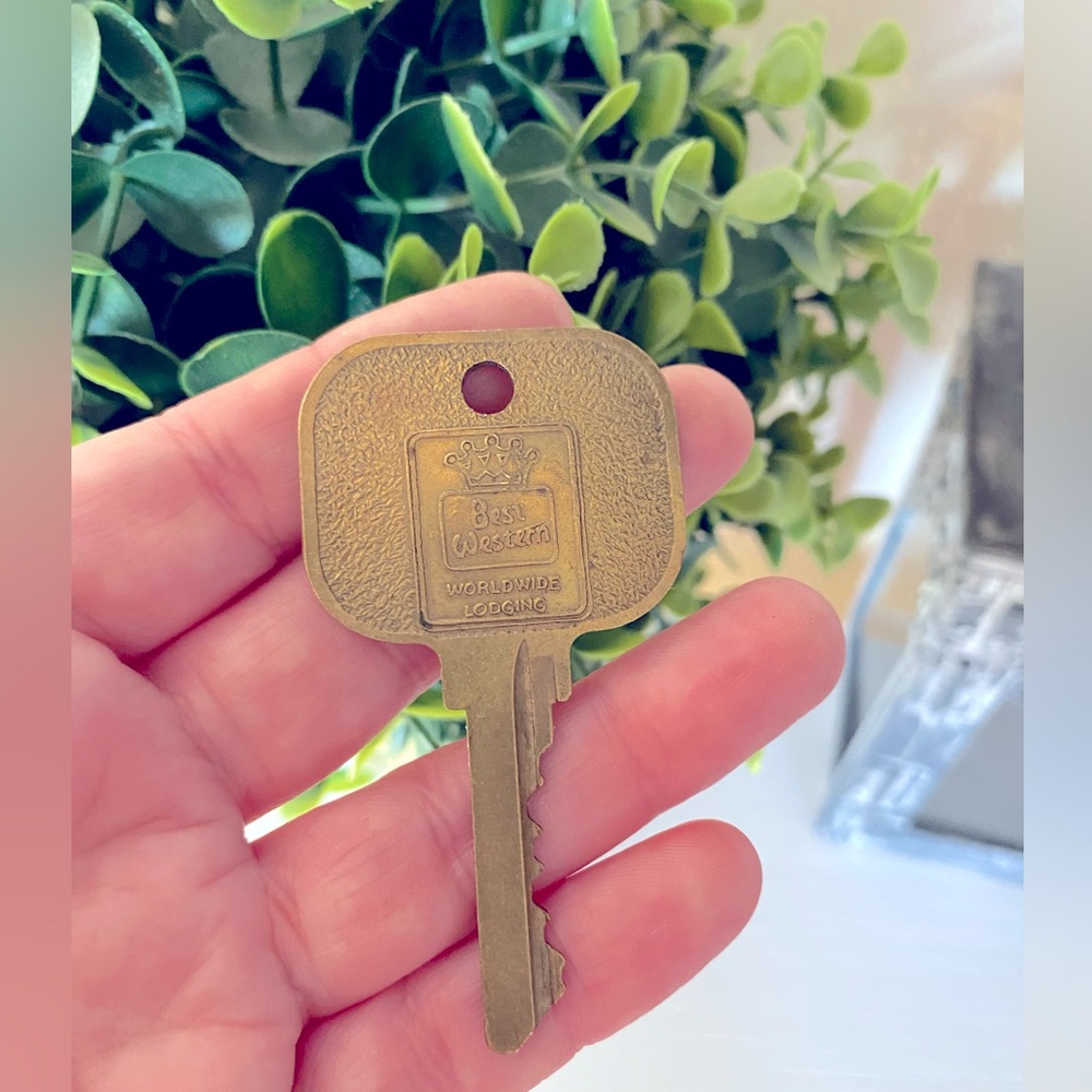 Vintage Best Western Hotel Motel Room Key #211